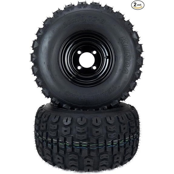 All Terrain Tire Assemblies 20x10.00-8 (2 Pack)