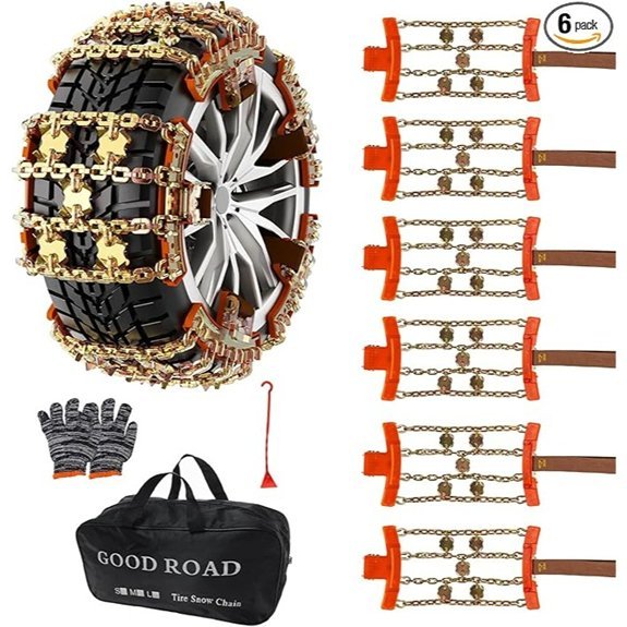 KYX Alloy Steel Tire Chains for Car/SUV/Pickup