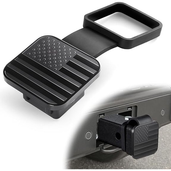 UYYE 2 Inch American Flag Trailer Hitch Cover
