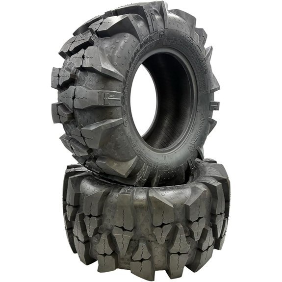 Set of 2-25x10.00-12 6 Ply ATV Tire