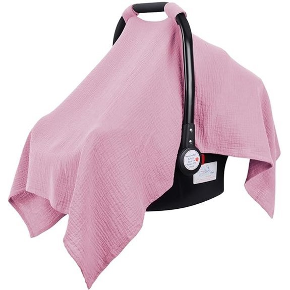 Metplus Muslin Car Seat Cover for Babies