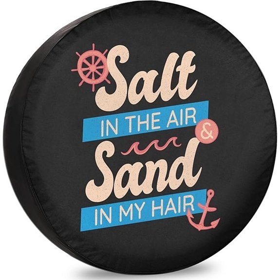 Salt Air Sand Hair Spare Tire Cover