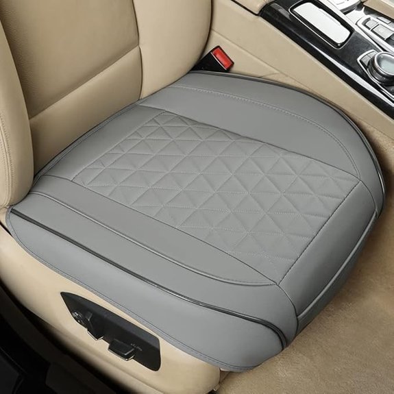 Black Panther Faux Leather Car Seat Cover