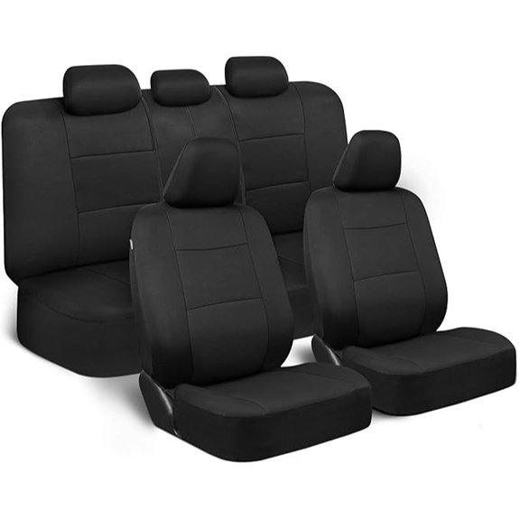 BDK PolyPro Car Seat Covers Full Set - Black