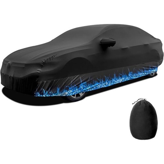 Erato Indoor Car Cover for Sedans Black