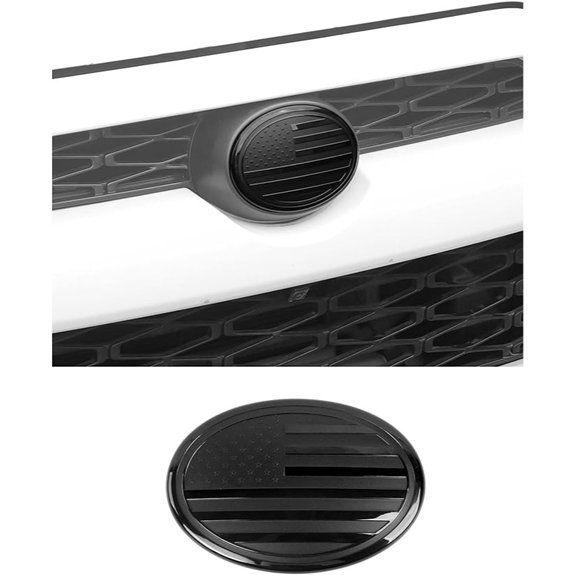 Toyota Grill Emblem Badge Cover Trim (Black)