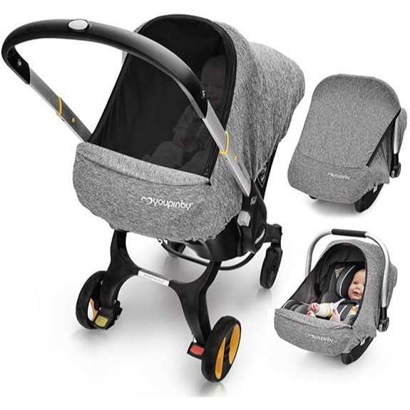 Baby Car Seat Cover with Mesh Window