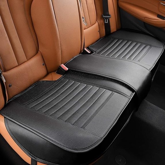Back Seat Covers with Breathable PU Leather