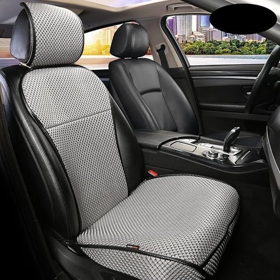 Auto Newer Breathable Universal Car Seat Cover (Grey)