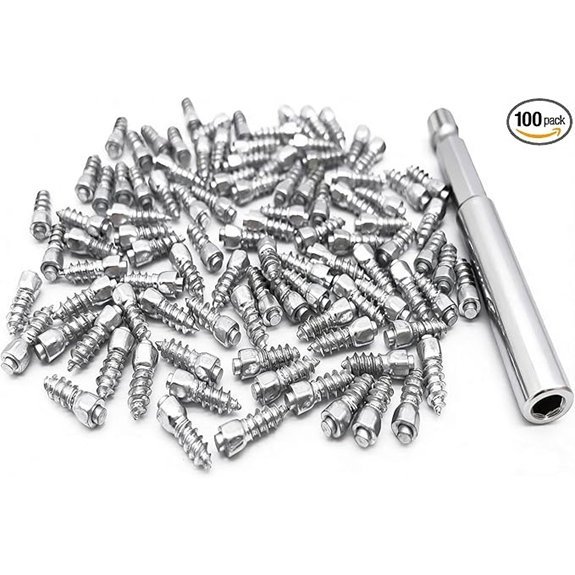 12mm Carbide Tire Studs with Installation Tool (100-Pack)