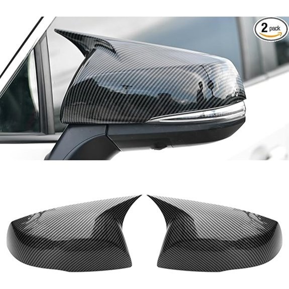 Yumzeco Toyota Highlander Side Mirror Covers (Carbon Fiber)