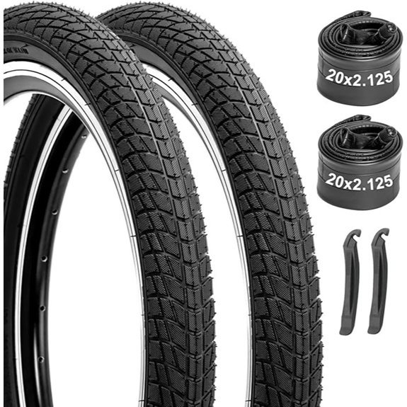 Kids Bike Tires and Tubes Set (2-Pack)