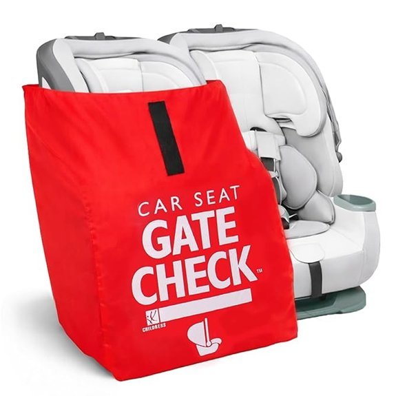 J.L. Childress Car Seat Travel Bag AirTag Compatible