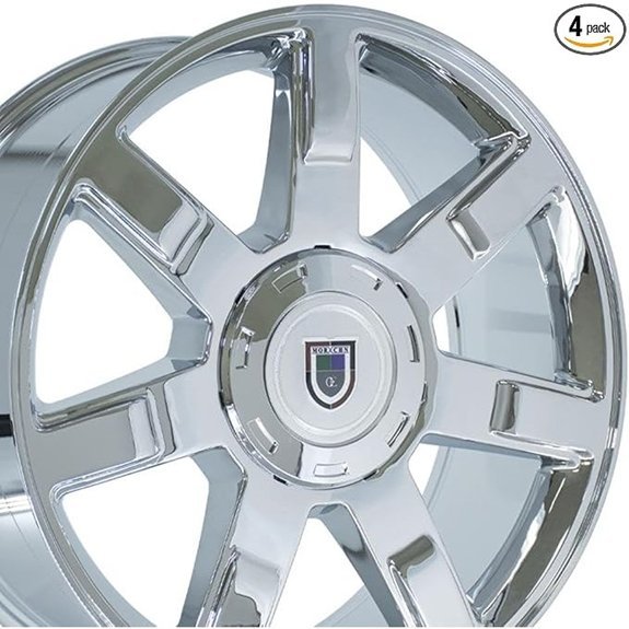 OE WHEELS CA80 22x9 Chrome Wheels (Set of 4)