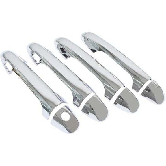 NewYall Chrome Door Handle Covers for Toyota Highlander/Tacoma