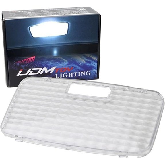 iJDMTOY Diamond Clear Lens Dome Light Cover