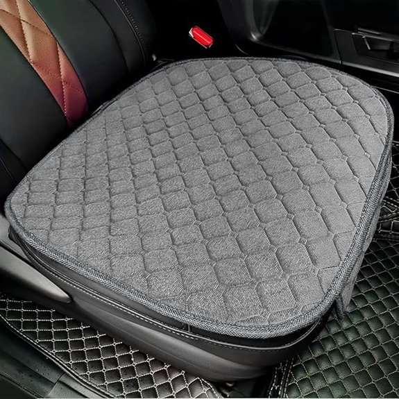 surpassme Comfortable Universal Front Car Seat Covers with Pockets