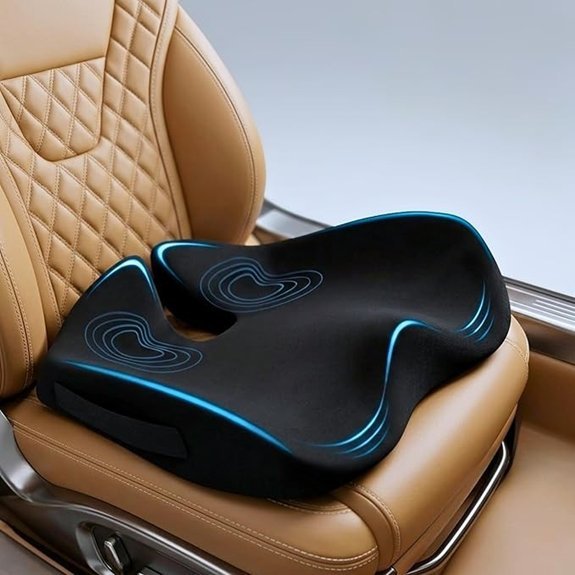 SitCushion Memory Foam Car Seat Cushion for Pain Relief