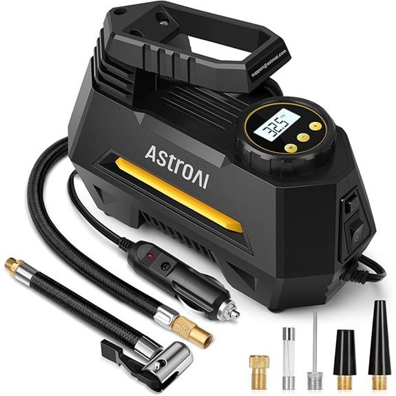 AstroAI Portable Tire Inflator Air Compressor with Gauge