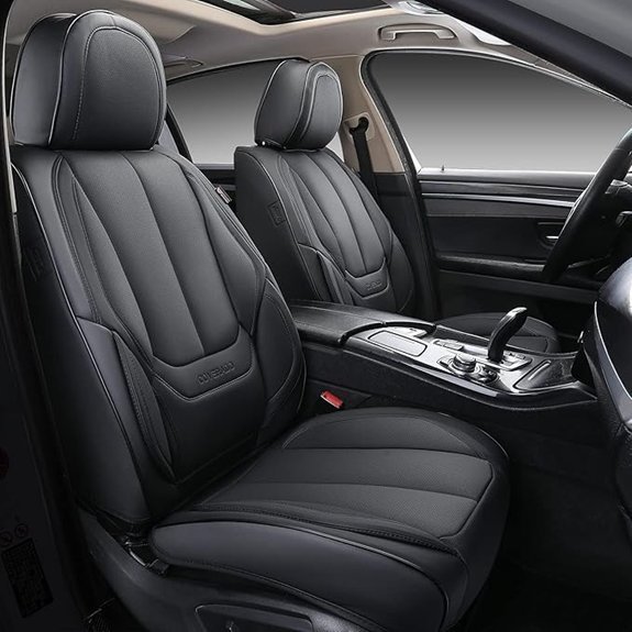 Coverado Full Set Black Car Seat Covers