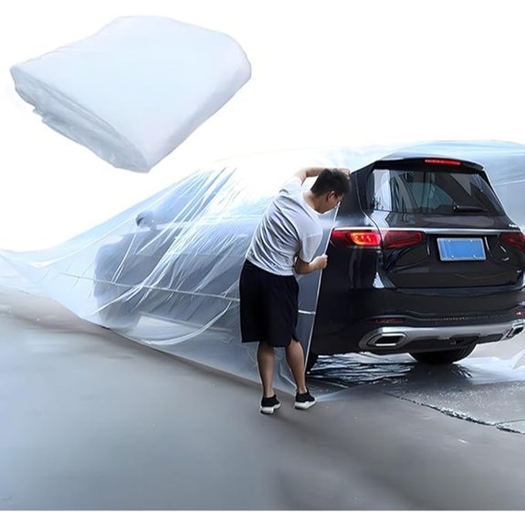Universal Plastic Fully Enclosed Car Flood Cover
