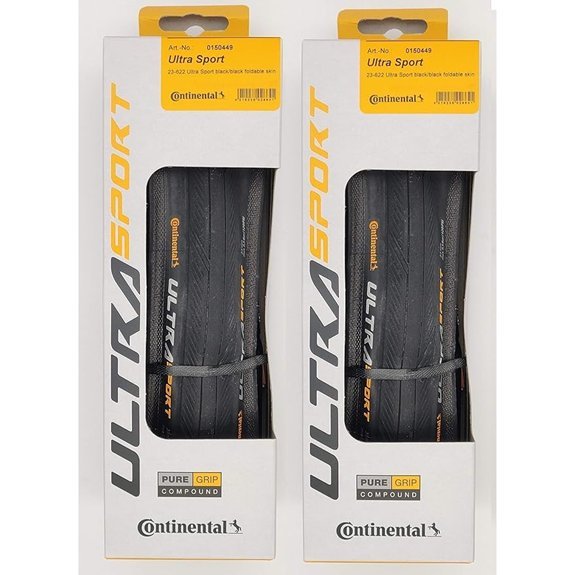 Continental Ultra Sport III Road Bike Tire 2 Pack