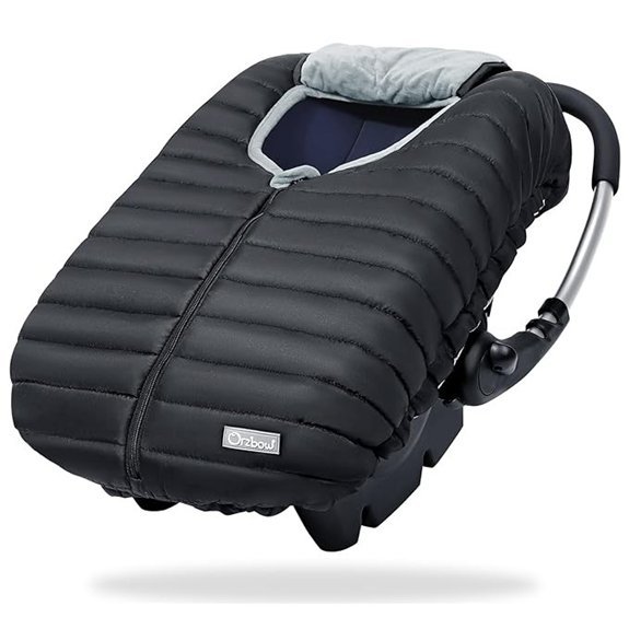 Orzbow Winter Baby Car Seat Cover with Plush Lining