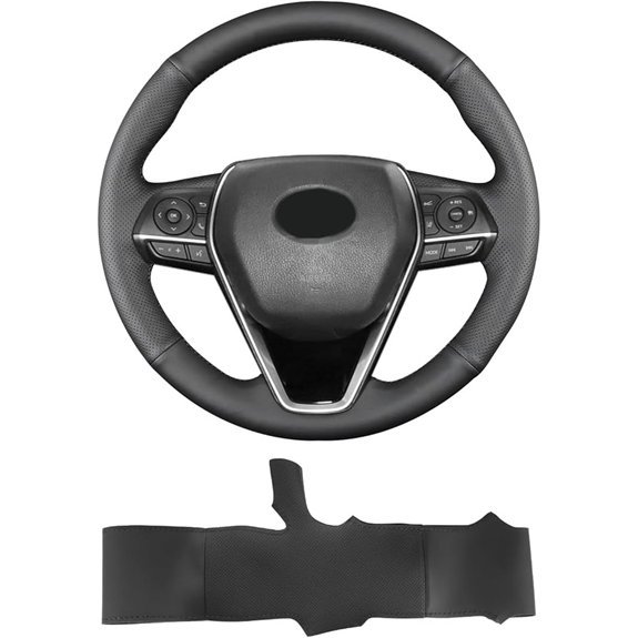 Hand Sewn Steering Wheel Cover for Toyota Vehicles