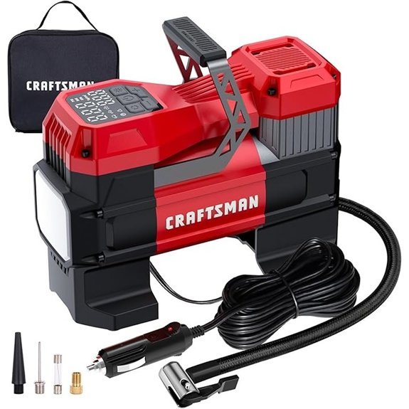 CRAFTSMAN 12V Tire Inflator with Digital Gauge