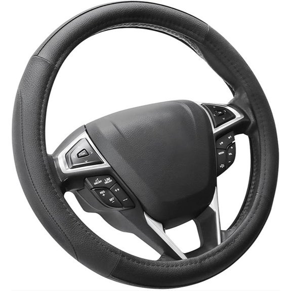 SEG Direct Car Steering Wheel Cover (14.5-15 inch)