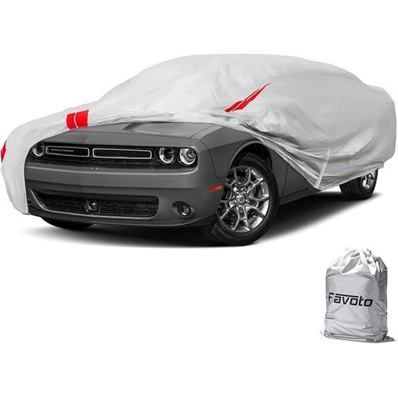 Favoto Waterproof Car Cover for Dodge Challenger