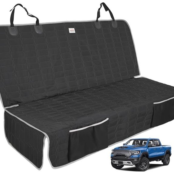 Reliadura Dog Car Seat Cover for Back Seat