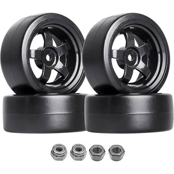 Hobbypark 12mm Hex RC Drift Tires and Wheels