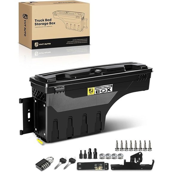 YHTAUTO Driver Side Truck Bed Storage Toolbox