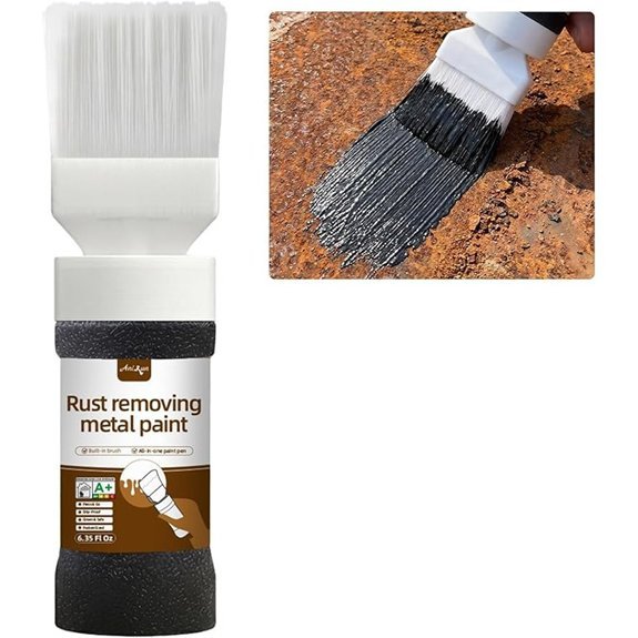 2-in-1 Rust Converter Black Rust Inhibitor Paint
