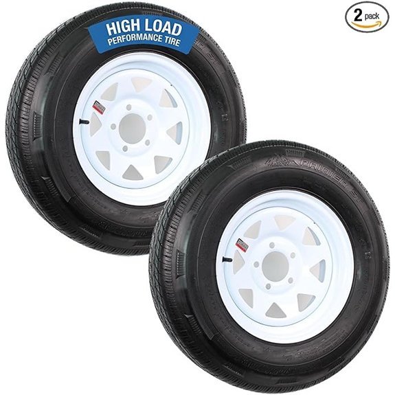 eCustomrim 2-Pack Radial Trailer Tire Rim ST205/75R14