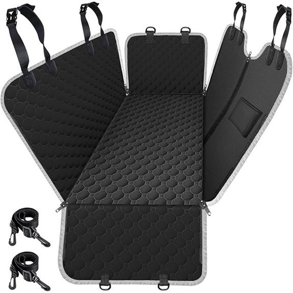 Mancro Dog Car Seat Cover for Back Seat