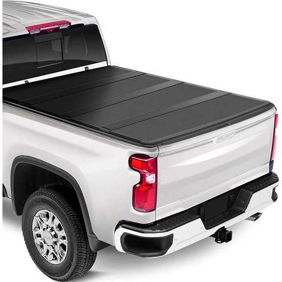 Hard Quad-Fold Tacoma Truck Bed Tonneau Cover