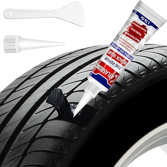 Professional Black Rubber Tire Repair Glue