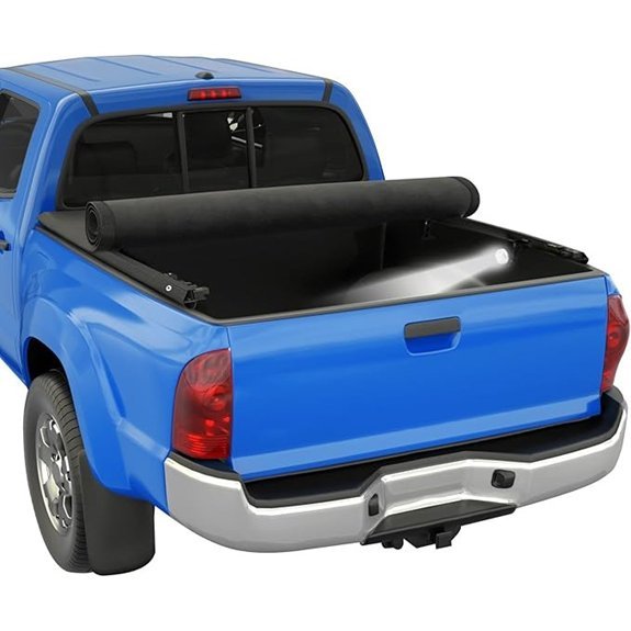JDMSPEED Soft Roll-up Truck Bed Tonneau Cover