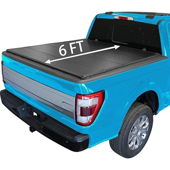 Perfit Liner FRP Hard Quad-Fold Truck Bed Cover
