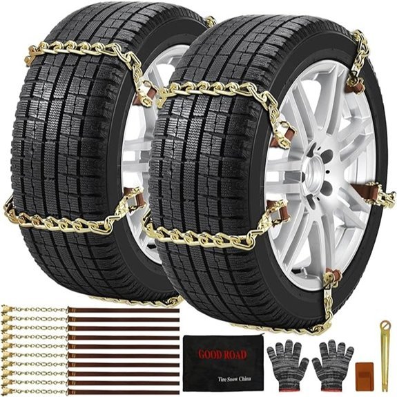 Emergency Anti-Slip Snow Chains for Tires