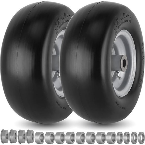 Flat Free Lawn Mower Tires 11x4.00-5