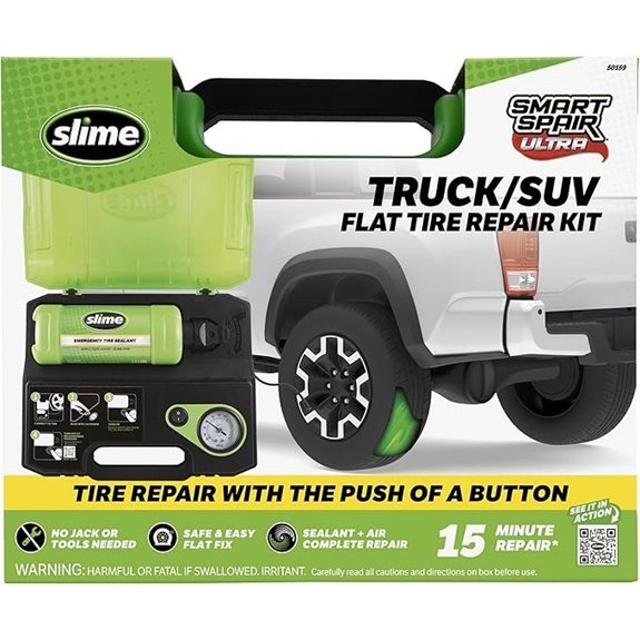 Slime Smart Spair Flat Tire Repair Kit