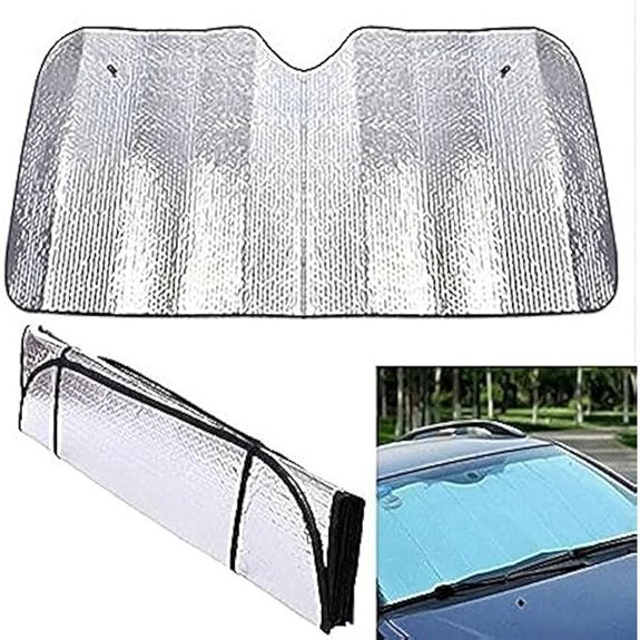 BNYD Car Windshield Sunshade Foldable Reflective Sun Visor
