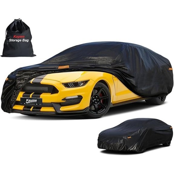 Kayme 7-Layer Car Cover for Ford Mustang/Shelby