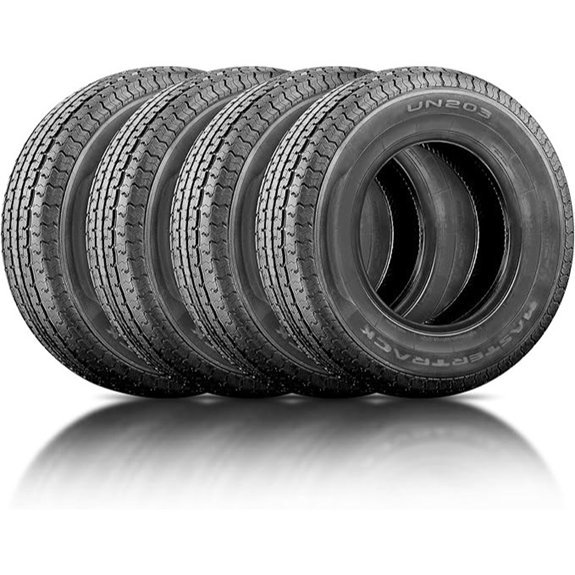 Set of 4 ST225/75R15 Radial Trailer Tires
