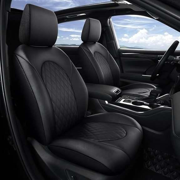 GIANT PANDA Front Seat Covers for Toyota Highlander