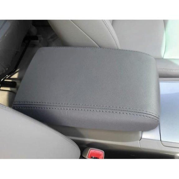 DEYTOP Toyota Highlander Center Console Armrest Cover (Gray)