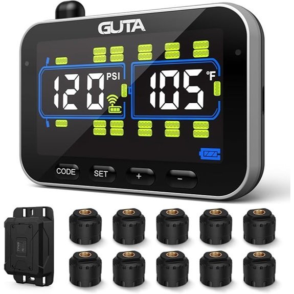 GUTA Trailer Tire Pressure Monitoring System (10 Sensors)